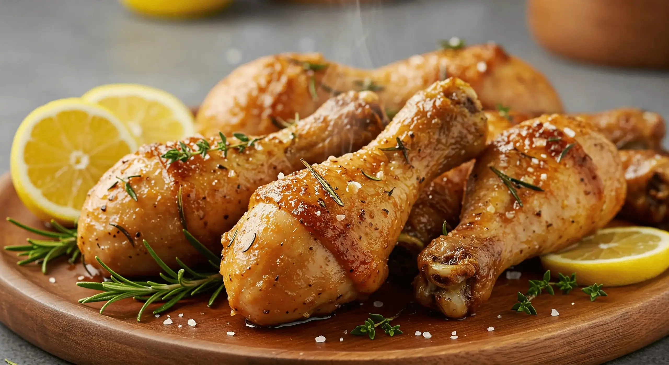 Air Fryer Lemon Herb Chicken Drumsticks
